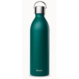 Botella QWETCH Isotérmica inox 1000ml Active Verde Esmeralda